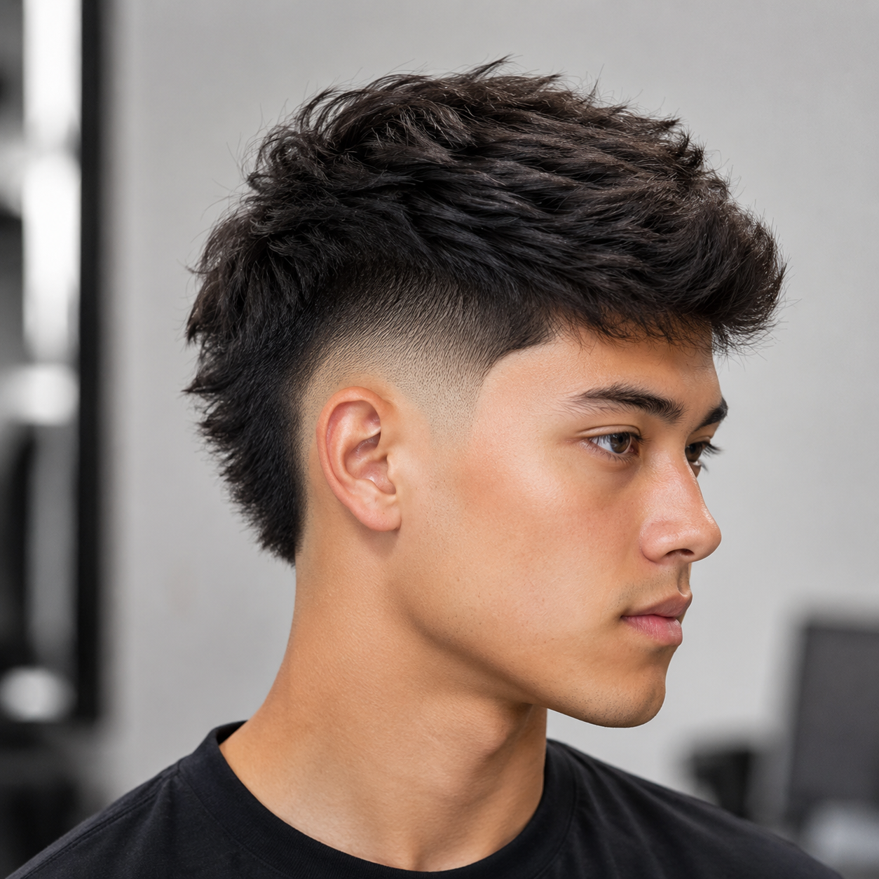 Burst Fade haircut